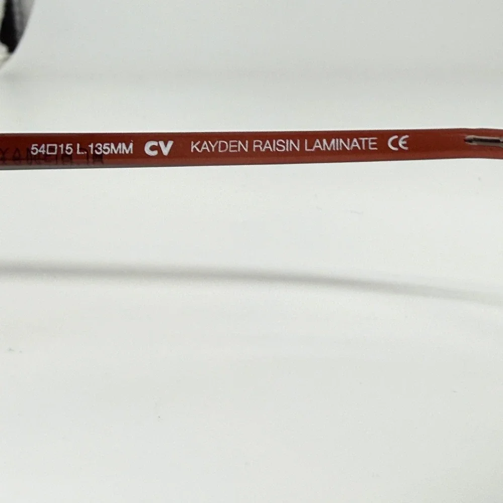 BCBGMAXAZRIA Kayden Raisin‎ Laminate Eyeglasses Frames 54-15-135 CV 22023